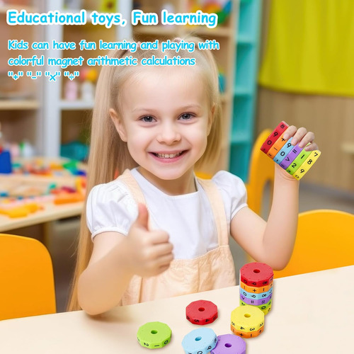 Juego De Aprendizaje De Matemáticas, Juguetes Montessori Par