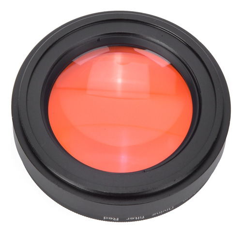 Filtro Rojo Junestar De 58 Mm De Vidrio Óptico Para Buceo Su