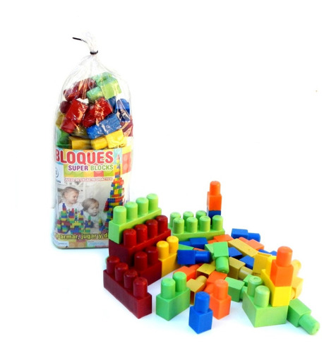 Bloques Super Blocks Bolson X42 Piezas Super Grandes