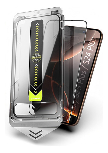 USDILU 2x Mica Templado Cristal Para Samsung Galaxy S25+ /s24+ Plus Protector Pantalla Hd Con Estuches Fácil Instalación Sin Burbujas Compatible Cobertura Total