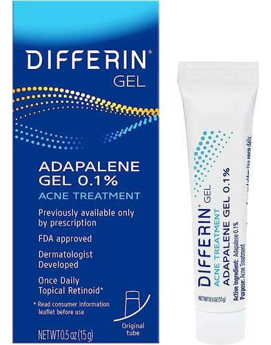 Differin Gel Adapaleno 0.1% Tratamiento De Acné Original Usa