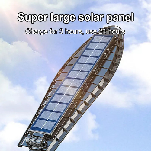 Nuevo Kit 1 Foco Reflector Solar 800w Poste Control Ip65
