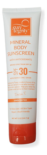 Suntegrity Protector Solar Mineral Sin Aroma Para El Cuerpo 