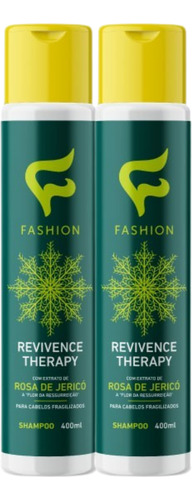 Kit 2x Shampoo Revivence Therapy Fashion Cosméticos 400ml