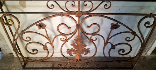 Reja Antigua Balconera De Hierro Forjado Antiques González 