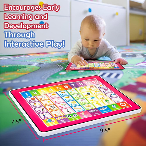 Tableta Interactiva De Aprendizaje Para Niños - Abc Y 123