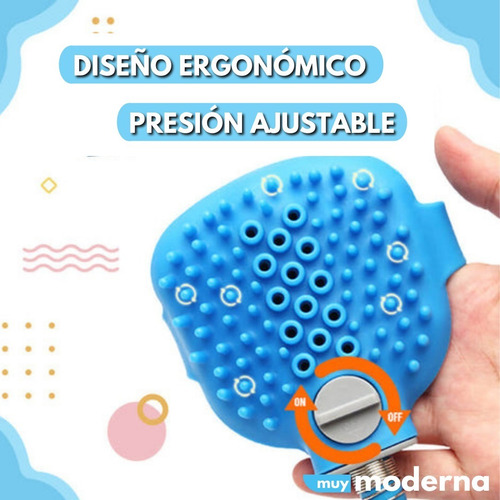 Imagen 3 de 7 de Bathing Tool Cepillo Manguera Perro Gato Mascota Manopla M®