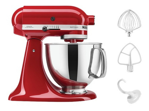 Batidora de pie KitchenAid Artisan KSM150PS empire red 50 Hz x 60 Hz 220 V - 240 V