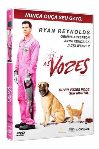 As Vozes - Dvd - Ryan Reynolds - Gemma Arterton - Ella Smith