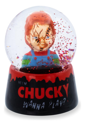 Childs Play Chucky Wanna Play? Mini Globo De Nieve Coleccio.