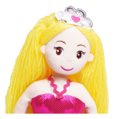 Muñeca De Tela Trapo Sirena 45 Cm El Duende Azul 6761