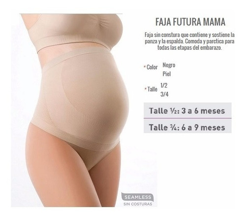 Imagen 2 de 5 de Faja Embarazada Embarazo Maternal Contenedora Mayor Sostén