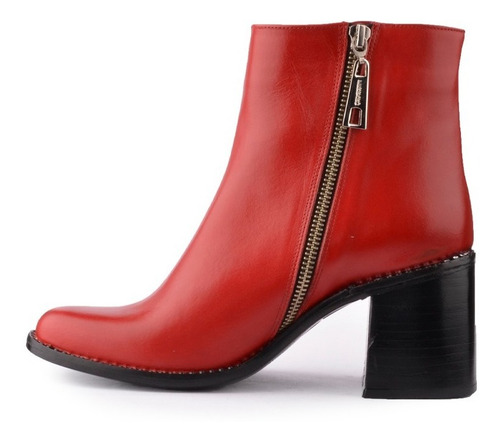 Botines Botinetas Botas De Mujer De Cuero Upsala - Ferraro