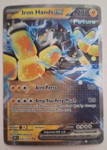 Pokemon Iron Hands Ex (Usado)