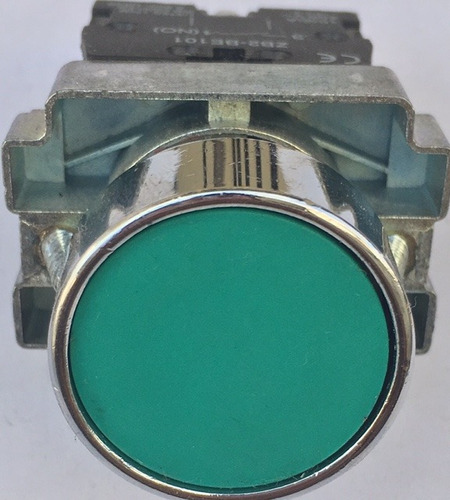 Pulsador Rasante Verde 22mm Xb2-ba31 10a 400v Abierto N. O.