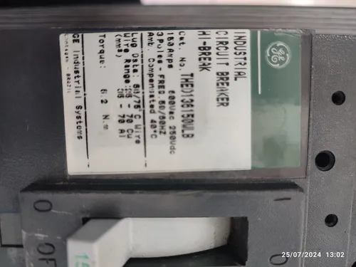 Breaker Thed 3x150a 600v G,e