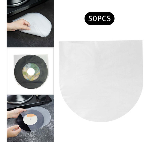 50 Uds. De Fundas Interiores Para Discos De 12 Pulgadas