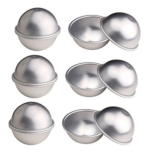 Warmbuy - Moldes De Metal Para Bombas De Baño, 12 Unidades,