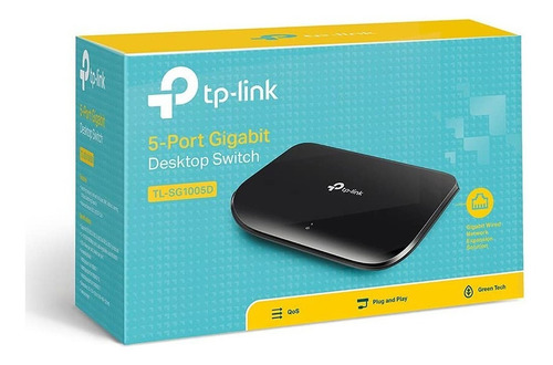 Switch Escritorio 5 Puertos Tp Link Tl Sg1005d Gigabit Cuota