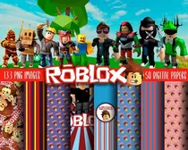 Comprar Kit Digital Clipart Png Y Papeles Roblox