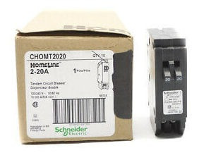 Schneider Electric Chomt2020 120-240v 2-20a (pkg Of 10) Nsmp