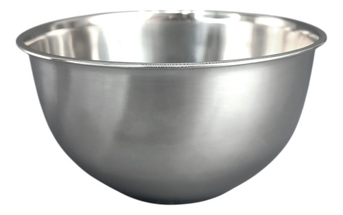 Bowl Batidor Sin Asas Acero Inoxidable 18 Cms Color Plateado Crystal Rock 57915424