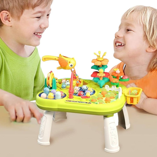 Mesa Infantil Multifuncional Aprendizaje 9 Juegos Bebé S
