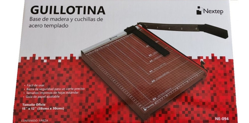 Guillotina Nextep De Madera Tamaño Oficio 15 