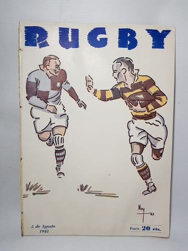 Antigua Rugby Obras Sanitarias Revista N° 14 1943 Mag 57037