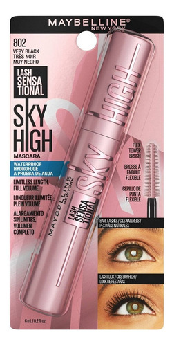 Rimel A Prova De Água Maybelline Sky High 802 7,2ml Very Black