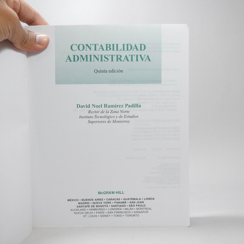 Contabilidad Administrativa David N Ramírez Mc Graw F1