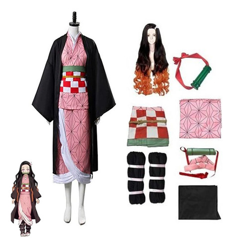 Demon Slayer: Kamado Nezuko Cosplay Quimono