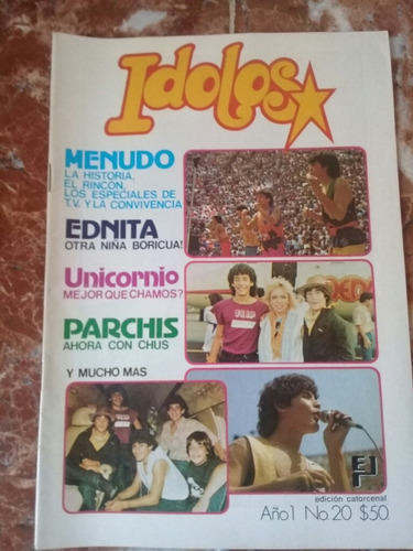 Revista Ídolos Menudo Parchís # 20 (Usado)