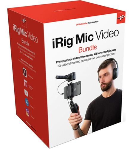 Paquete Grabación Irig Mic Video Bundle Ik Multimedia