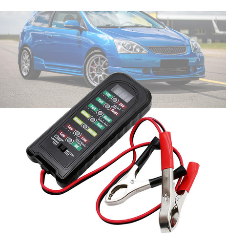 3 Probador De Batería De Coche 12v 24v Analizador De