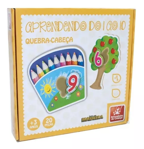 Kit Com 3 Jogos Educativos De Madeira Brincadeira De Criança