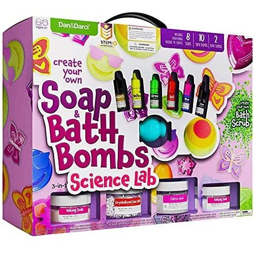Soap Amp; Bath Bomb Making Kit For Kids, 3-in-1 Spa Vpd3q