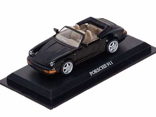  Del Prado 1/43  Porsche 911 Carrera 4 Cabrio Negro