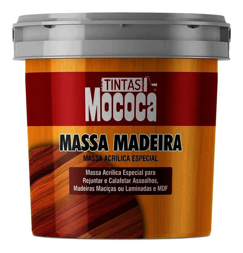 Massa Acrílica Para Madeiras Maciças Laminadas E Mdf 1,3kg