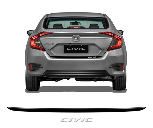 Friso Do Porta-malas Honda Civic G10 2016 Até 2021 + Emblema