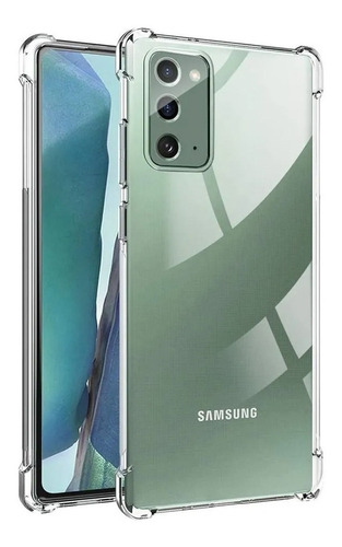 Carcasa Para Samsung Note 20 Transparente Reforzada