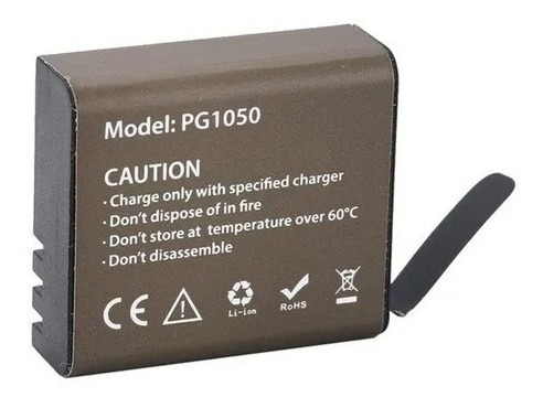 Mica Para Camara Deportiva Accion Con 2 Bateriaa De 1050 Mh