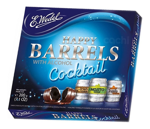 Bombones E. Wedel Happy Barrels Cocktails 200gr