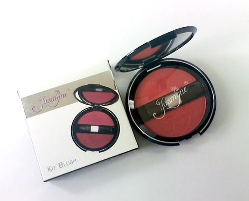 Imagem 4 de 6 de Maquiagem Com 2 Tons De Blush Jasmyne V308-b Novo