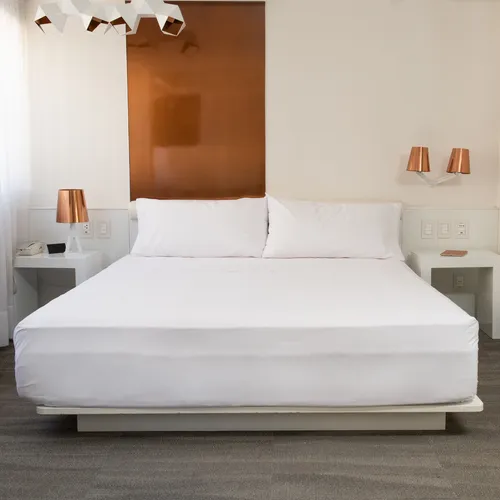 Sabana Encimera Hotel 200 Hilos 1plaza Blanco