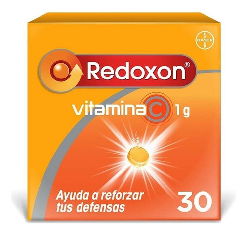 Suplemento Redoxon 1 G X 30 Comprimidos Efervecentes Vit C