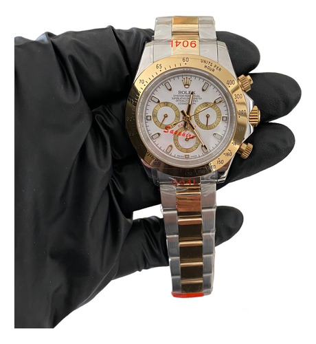 Compatible Con: Reloj Rolex Daytona 40mm Bitono Blanca  (Reacondicionado)