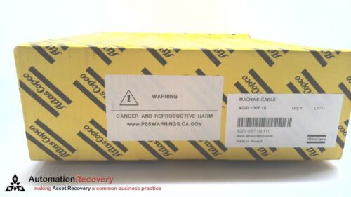 Atlas Copco 4220-1007-10 Tensor Tool Exstension Cable, N Ccf