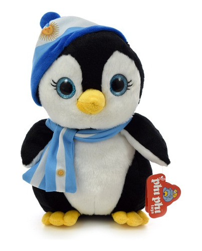 Imagen 1 de 4 de Peluche Pingüino Argentino 25cm- Orig. Phi Phi Toys