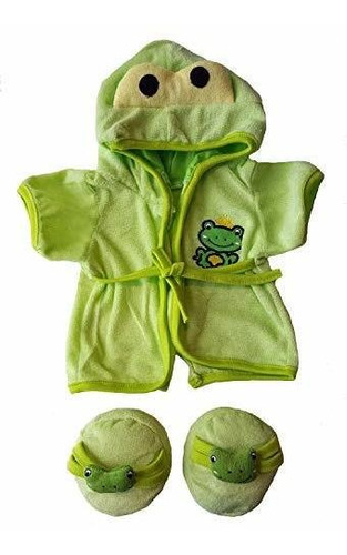 Bata De Rana Y Pantuflas Pijama Traje Ropa De Oso De Peluche